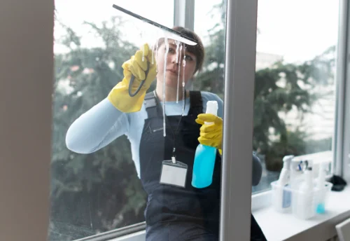 Nettoyage de vitres intérieures et extérieures à Crucheray